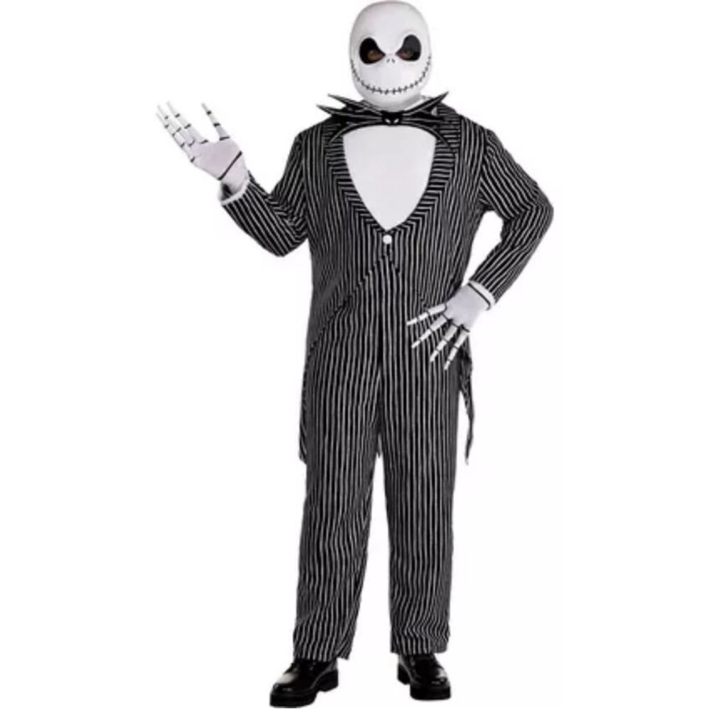 Nightmare Before Christmas Jack Skully costume NEW 2XL Disney Halloween